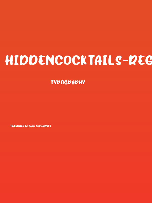 HiddenCocktails-RegularRough Poster