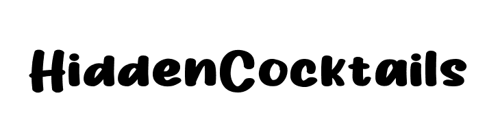 HiddenCocktails  font caratteri gratis
