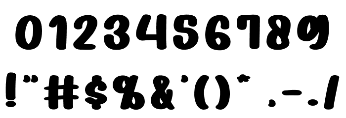 HiddenCocktails Font OTHER CHARS