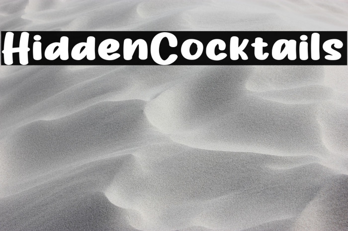 HiddenCocktails Example 2