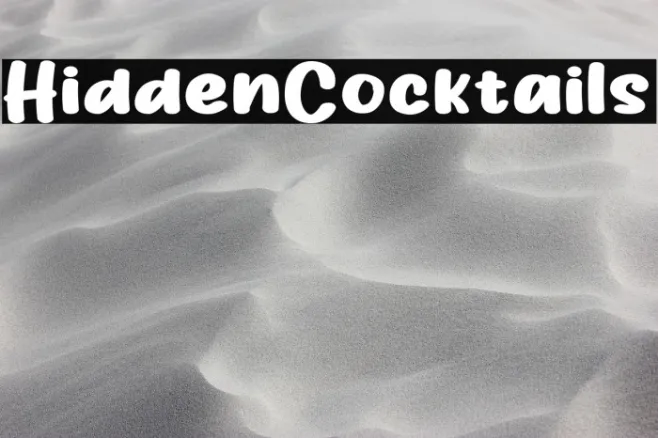 HiddenCocktails Example 2