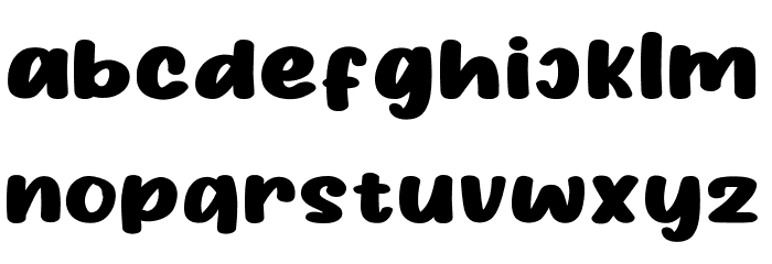 HiddenCocktails Font LOWERCASE