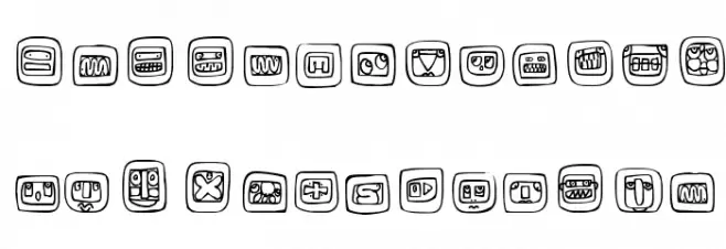 HiddenSigns Schriftart Groß