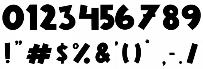 Hide And Seek Font OTHER CHARS