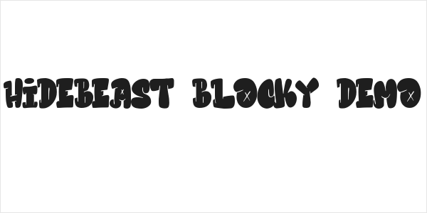 Hidebeast Blocky Demo Logo