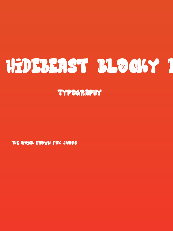 Hidebeast Blocky Demo Poster