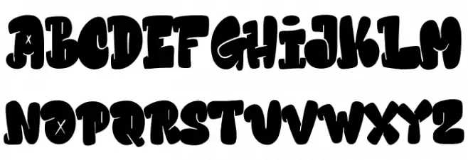 Hidebeast Blocky Demo Font Litere mici