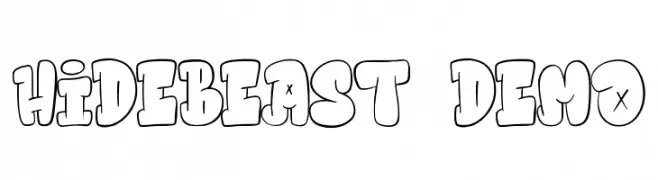 Hidebeast Demo  تنزيل الخطوط