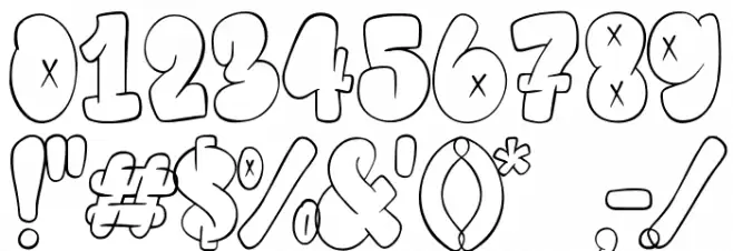 Hidebeast Demo Font OTHER CHARS