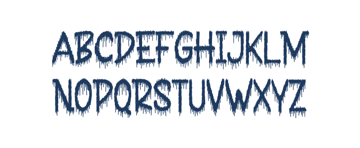 HideousRegular Lowercase