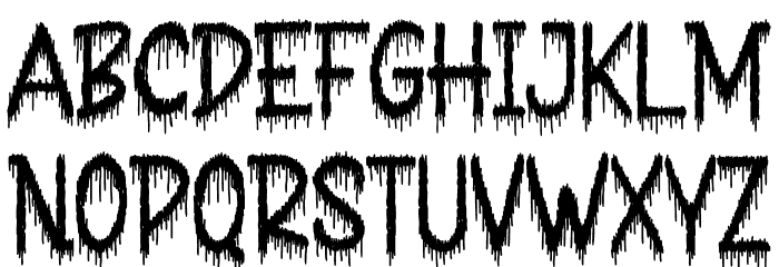 Hideous Font LOWERCASE