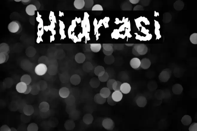 Hidrasi Font examples