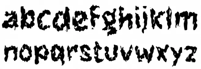 Hidrasi फ़ॉन्ट लोअरकेस