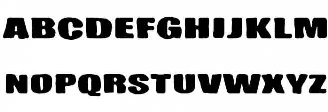 Hiekkalasi Шрифта ВЕРХНИЙ