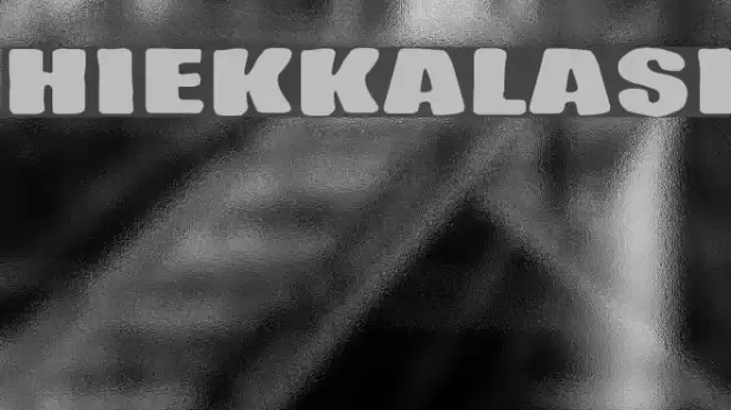 Hiekkalasi Font examples