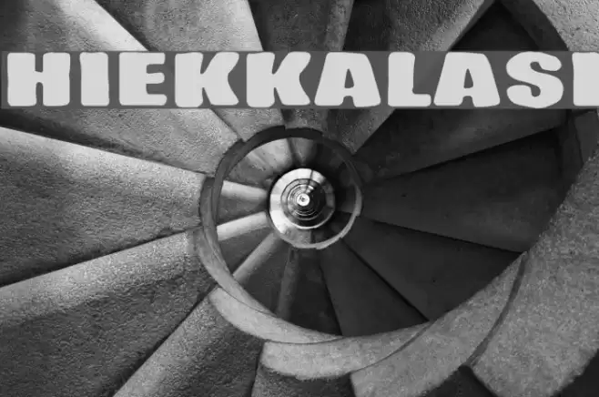 Hiekkalasi Font examples