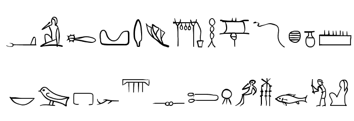 HierobatsSketches Font LOWERCASE