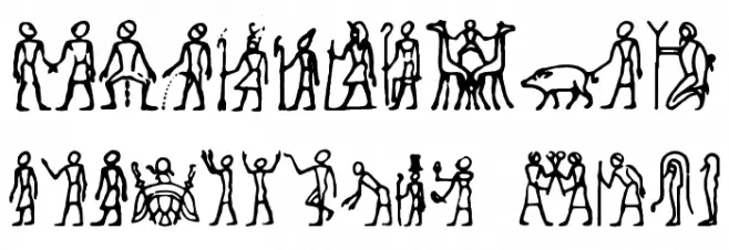 Hieroglify Font OTHER CHARS