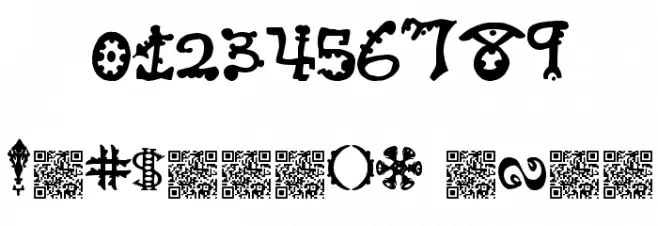 HieroglyphLicks Font OTHER CHARS