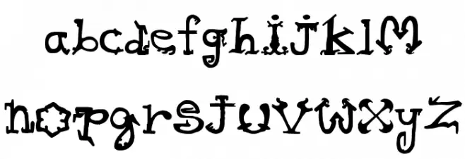 HieroglyphLicks Caratteri MINUSCOLO