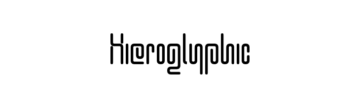 Hieroglyphic  नि: शुल्क फ़ॉन्ट्स डाउनलोड