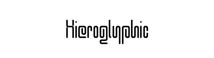 Hieroglyphic  免费字体下载
