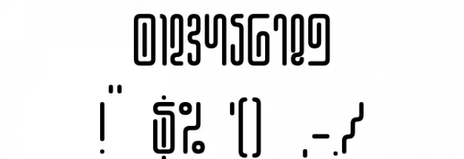 Hieroglyphic Font OTHER CHARS