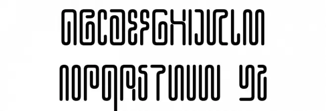 Hieroglyphic 字体 大写