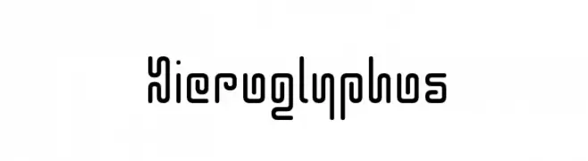 Hieroglyphos  Frei Schriftart Herunterladen