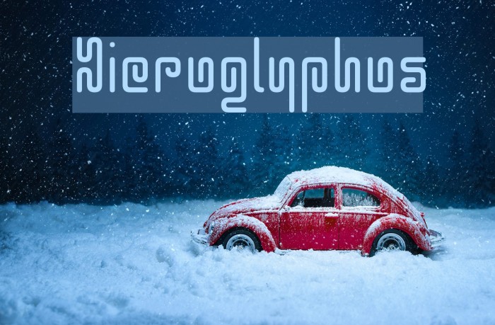 Hieroglyphos Font examples