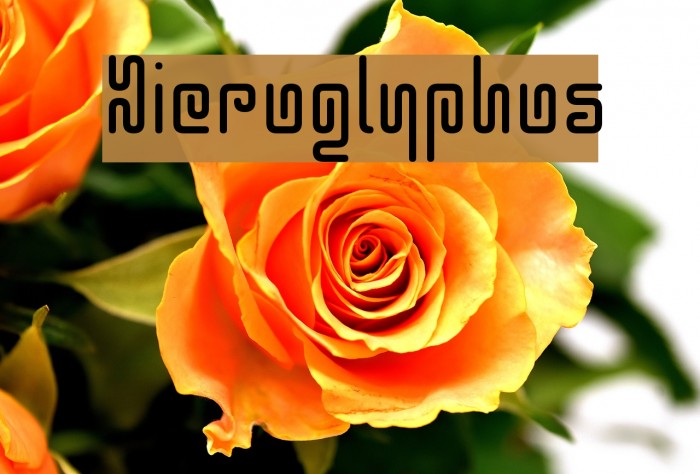 Hieroglyphos Font examples