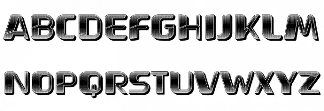 Hieroglyphs Regular Polices MAJUSCULES