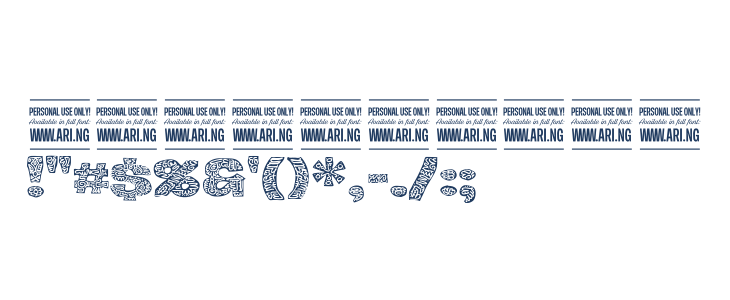 Hierograf Black PERSONAL USE Other Characters