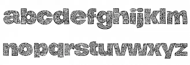 Hierograf Black PERSONAL USE خط أحرف صغيرة