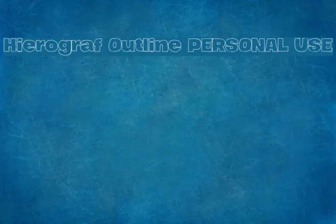 Hierograf Outline PERSONAL USE Example 3