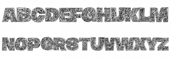 Hierograf PERSONAL USE 字体 大写