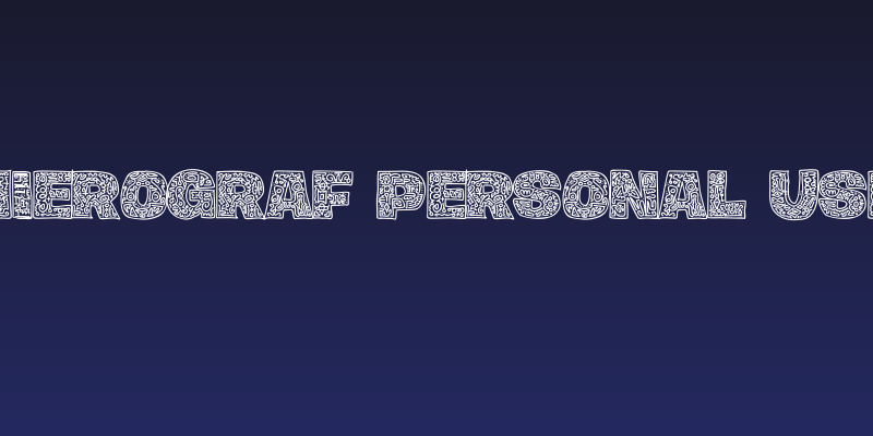 Hierograf PERSONAL USE Social Header