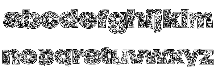 Hierograf PERSONAL USE Font LOWERCASE