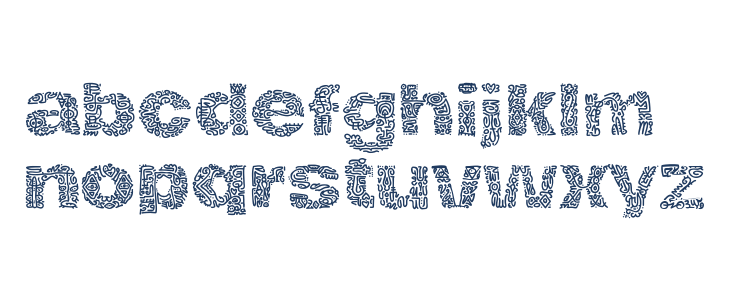 Hierograf Pattern PERSONAL USE Lowercase