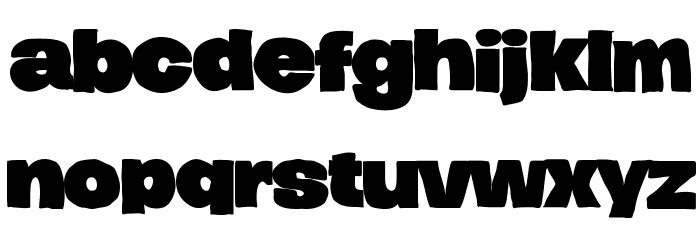 Hierograf Solid PERSONAL USE Font LOWERCASE