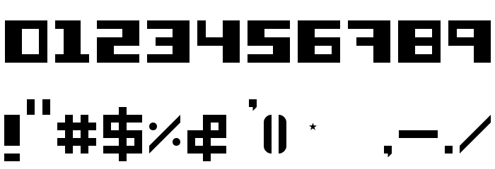 Hieronimus Regular Font OTHER CHARS