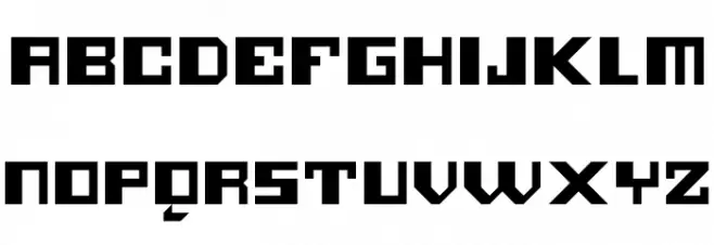 Hieronimus Regular Font UPPERCASE