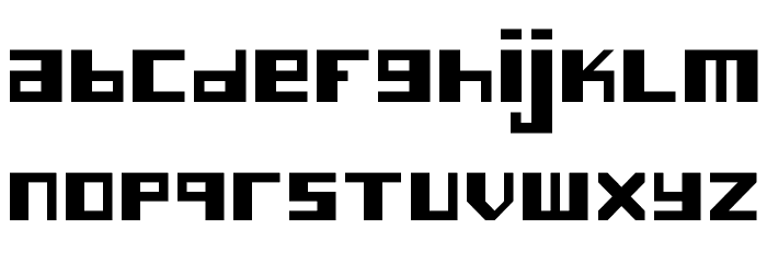 Hieronimus Regular Font LOWERCASE