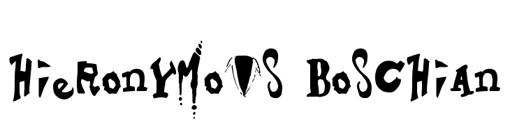 Hieronymous Boschian  Descarca Fonturi Gratis