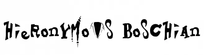 Hieronymous Boschian  Frei Schriftart Herunterladen