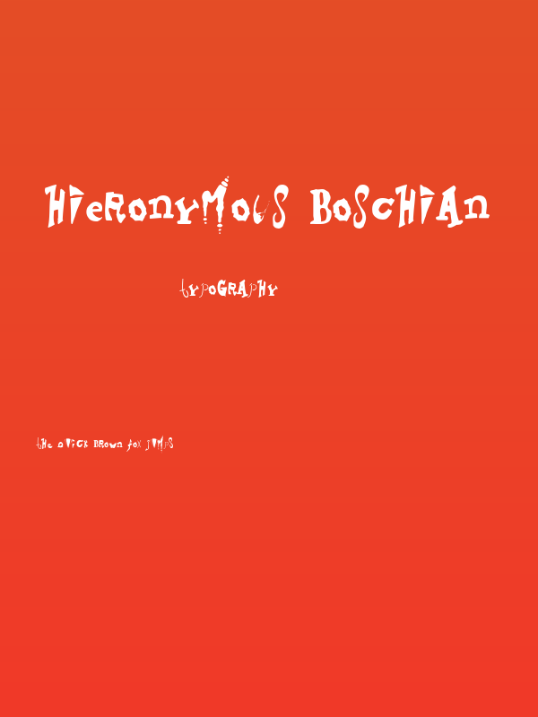 Hieronymous Boschian Poster