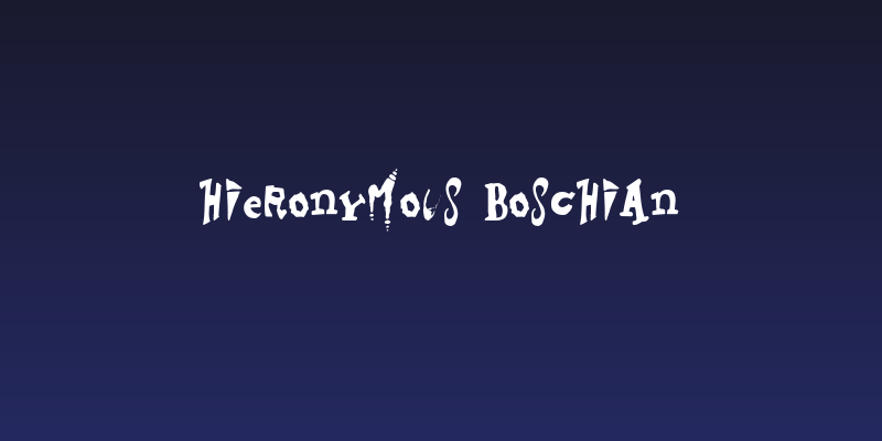 Hieronymous Boschian Social Header