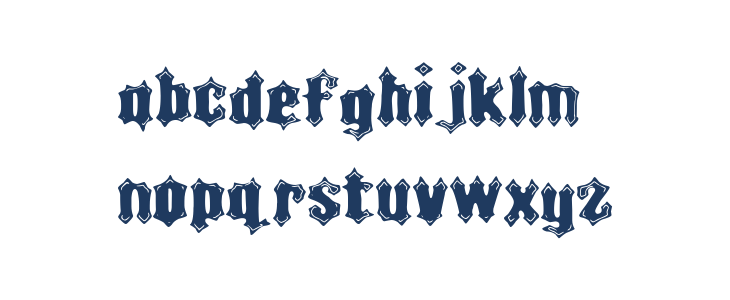 Hierro Templado Lowercase