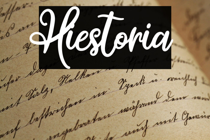 Hiestoria Example 1