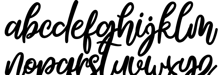Hiestoria Font LOWERCASE